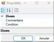 Paramètre de Transition